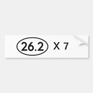 26,2 Serie Marathoner Autoaufkleber
