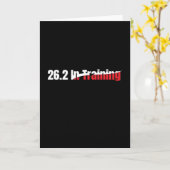 26.2. Training Artistic Marathon Running Karte (Gelbe Blume)