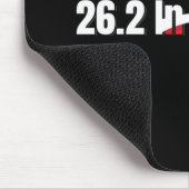 26.2. Training Artistic Marathon Running Mousepad (Ecke)