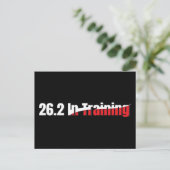 26.2. Training Artistic Marathon Running Postkarte (Stehend Vorderseite)