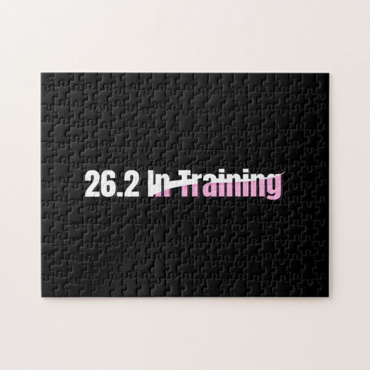 26.2. Training - Girls Marathon Laufen Puzzle (Horizontal)