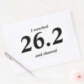 26.2 Uhr und Beifall Ovaler Aufkleber (Umschlag)
