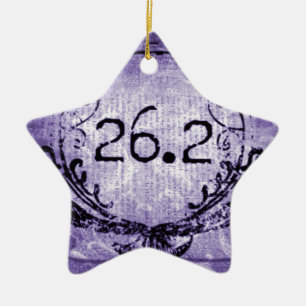 26,2 Wappen lila Keramikornament