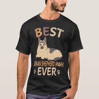 26 Beste Deutsche Schäferhund-Mama jemals Deutsche T-Shirt
