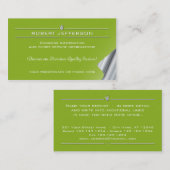 26 Business Card Fitness Day Spa Grocery Forestry Visitenkarte (Vorne/Hinten)