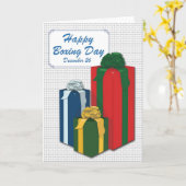 26. Dezember Karte (Gelbe Blume)