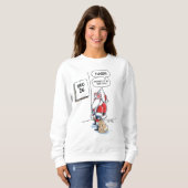 26. Dezember Weihnachts Cartoon Sweatshirt (Vorne ganz)