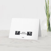 26. Dezember Weihnachtsfeier durch den Feuerplatz  Karte (Rückseite)