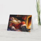 26. Dezember Weihnachtsfeier durch den Feuerplatz  Karte (Vorderseite)