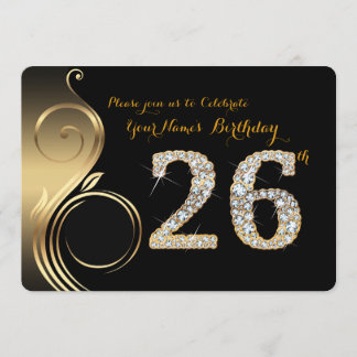 26., Einladung zum Geburtstag, Nummer Diamond, Fot