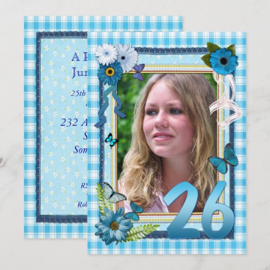 26. Foto Einladung (Vorne/Hinten)