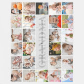 26-Foto-Oma/Oma/Nana/andere benutzerdefinierte Mel Fleecedecke (Vorderseite)