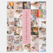 26-Foto-Oma/Oma/Nana/andere benutzerdefinierte Mel Fleecedecke (Vorderseite)