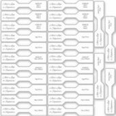 26 Foto-Schmuckpreisschilder nach Maß geschnitten Aufkleber (Vorderseite)