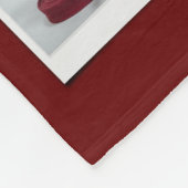 26 Fotomaterial Template Modernes, trendiges Rot Fleecedecke (Ecke)