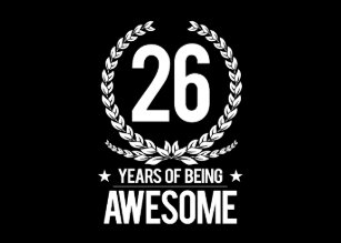 26 Geburtstag Retro Geburtstagskarte Geburtstagsspruche Welt