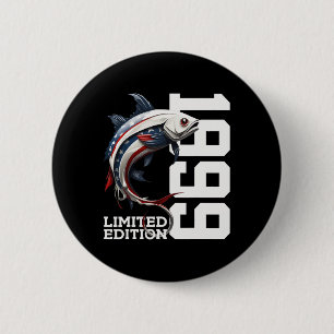 26. Geburtstag Fishing Limited Edition 1999 Button