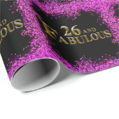 26. Geburtstag Geschenkpapier (Rolleneckpunkt)