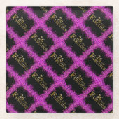 26. Geburtstag Glasuntersetzer (Vorderseite)