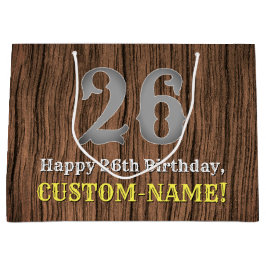 26. Geburtstag: Inspirierter Country Western Look, Große Geschenktüte