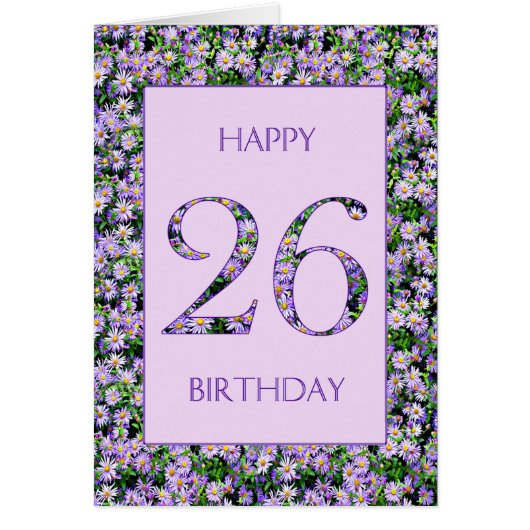 26. Geburtstag Lila Tageszeitung (Vorne)