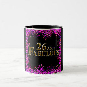 26. Geburtstag Zweifarbige Tasse