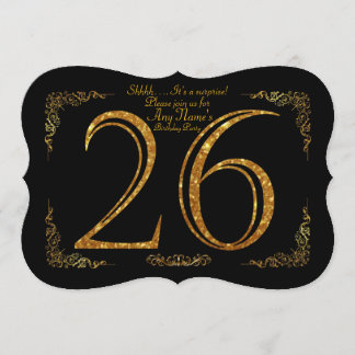 26., Geburtstags-Party 26., großes Gatsby, Einladung