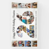 26. Geburtstagsfeier Nummer 26 Fotocollage Banner (Vertikal)