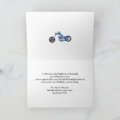 26. Geburtstagskarte mit Motorrad Karte (Innenseite)