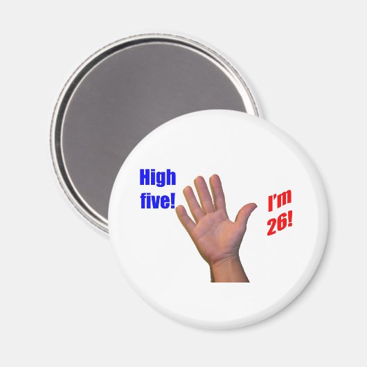 26 High Five! Magnet (Vorderseite/Rückseite)