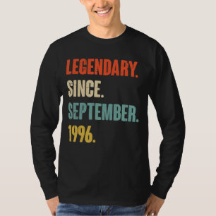 26 Jahre alt 26. Geburtstag Legendär seit Septembe T-Shirt