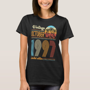 26 Jahre alt Geburtstag Vintag Oktober 1997 Frauen T-Shirt