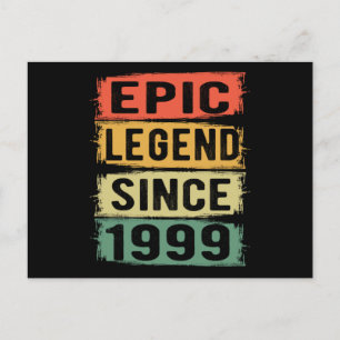 26 Jahre alter Geburtstag Epischer Legende 26. Geb Postkarte