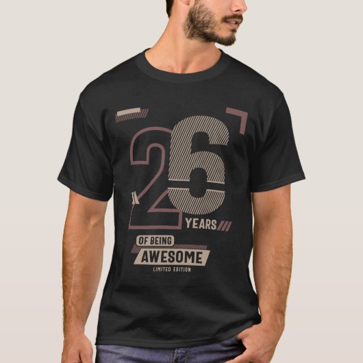 26 Jahre Phantastisch 26. Geburtstag Geschenkideen T-Shirt (Vorderseite)