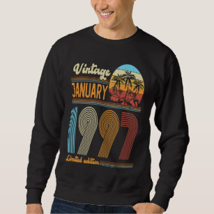 26 Jahre Vintager Geburtstag Januar 1997 Frauen Sweatshirt