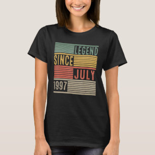 26-jähriges Junge Teen Legend seit Juli 1997 26. T-Shirt