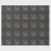 26. Jubiläum Geschenk Chalk Herzen Geschenkpapier (Flach)