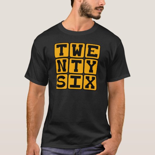 26, Nummer 26 T-Shirt (Vorderseite)