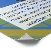 26. Regelmäßige Tabelle der Bestandteile aus Eisen Poster (Ecke)