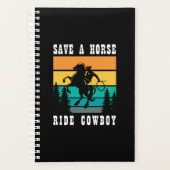 26.Rettet einen Pferdereiten-Cowboy Planer (Vorderseite)