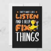 26.Rubber duck for a Duck Lovers Save The Date (Vorderseite)