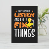 26.Rubber duck for a Duck Lovers Save The Date (Stehend Vorderseite)