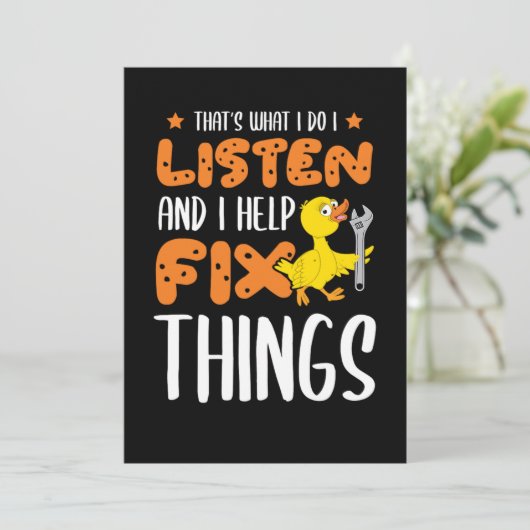 26.Rubber duck for a Duck Lovers Save The Date (Stehend Vorderseite)