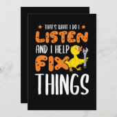 26.Rubber duck for a Duck Lovers Save The Date (Vorne/Hinten)