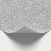 26 Silver Glitzer Print Geschenkpapier (Ecke)