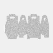 26 Silver Glitzer Print Glitzern Gable Geschenkschachtel (Ungefaltet)