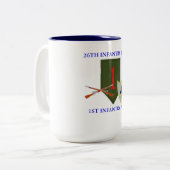 26. TASSE DER INFANTERIE-REGIMENT-1. (Vorderseite Links)