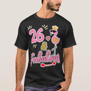 26 und fantastisch 26 Jahre alt Geschenk 26. Geb T-Shirt
