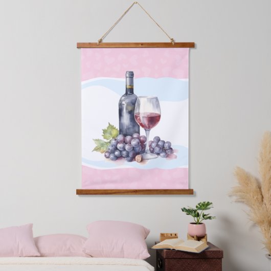 26"x36" vertikale Wandtapete Wandteppich Mit Holzrahmen (Schlafzimmer)
