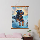 26"x36" vertikale Wandtapete Wandteppich Mit Holzrahmen (Schlafzimmer)